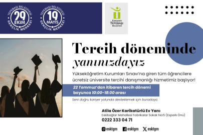 Tepebaşı'ndan YKS Tercihinde Öğrencilere Destek