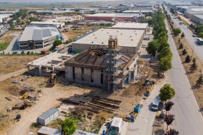 Eskişehir OSB'de Yeni Camii İnşaatı Sürüyor