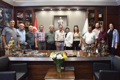 CHP Sarıcakaya'dan Başkan Ataç'a Ziyaret