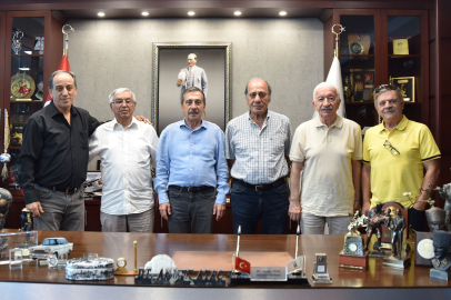 Efsanelerden Başkan Ataç'a Ziyaret