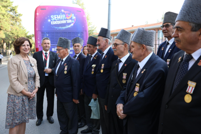 Başkan Ünlüce Gazileri Ankara’ya Uğurladı