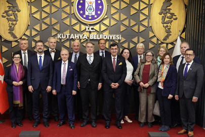 AB Büyükelçilerinden Başkan Kahveci'ye Ziyaret