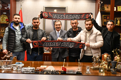 Taraftarlardan Başkan Atac'a Ziyaret