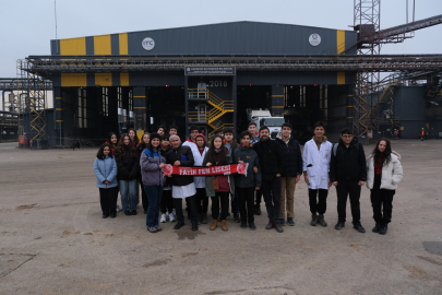 Fen Lisesi Öğrencileri Büyükşehir Belediyesi Tesislerini Gezdi