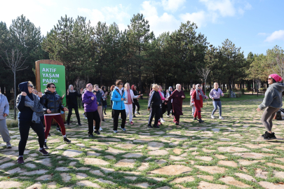 Aktif Yaşam Parkı Yoğun İlgi Görüyor