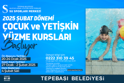 Çocuk ve Yetişkin Yüzme Kursu İçin Kayıtlar Başlıyor