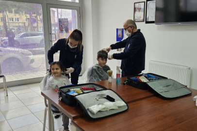 Büyükşehir'den Çocuklara Ücretsiz Saç Kesim Hizmeti