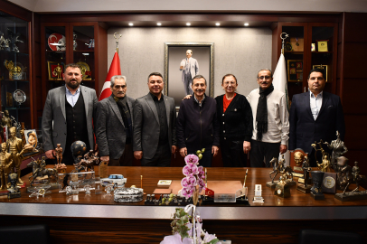 Hacı Bektaş Veli Derneğinden Başkan Ataç'a Ziyaret