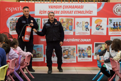 İtfaiye Ekiplerinden Bilinçlendirme Eğitimi