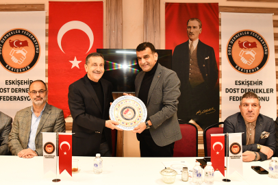 Başkan Ataç'tan Dost Dernekler Federasyonu'na Ziyaret