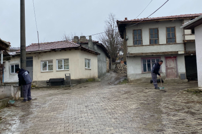 İnönü Belediyesi'nden Esnemez Mahallesi'nde Temizlik Çalışması