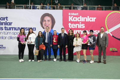 “8 Mart Kadınlar Tenis Turnuvası” Sona Erdi