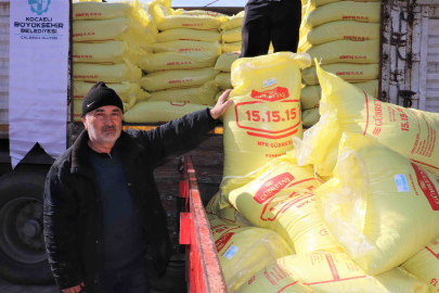 Büyükşehir'den Üreticiye Yüzde 50 Hibeli Gübre