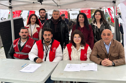 CHP Odunpazarı İmza Kampanyası İçin Stantları Kurdu