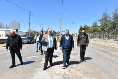 İnönü'de Bulvar ve Caddeler Yenileniyor