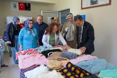 Başkan Ataç Belde Evi'nde  Kursiyerlerle Bir Araya Geldi