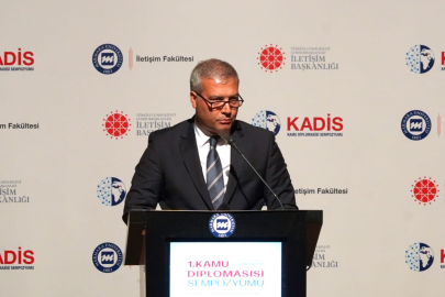 Rektör Adıgüzel, 1'inci Kamu Diplomasisi Sempozyumunda Konuştu