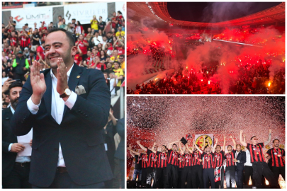 Eskişehirspor Şampiyonluğunu Muhteşem Bir Geceyle Kutladı