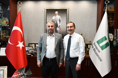 Başkan Ataç Süt Kooperatifi Başkan Adayı Açıkbaş İle Bir Araya Geldi