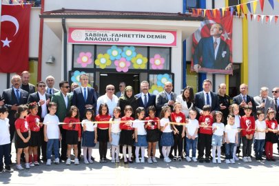 Sabiha-Fahrettin Demir Anaokulu Yeni Binasında Öğrencileriyle Buluştu
