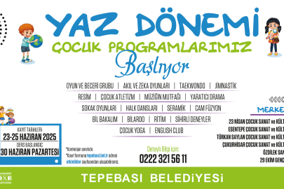 Yaz Dönemi Çocuk Programları Başlıyor