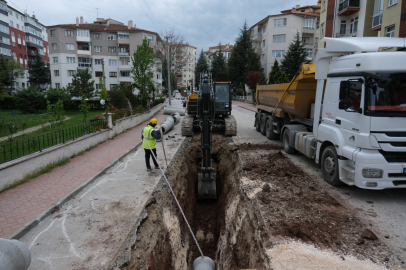Vişnelikte Yağmur Suyu Çalışması Tamamlandı