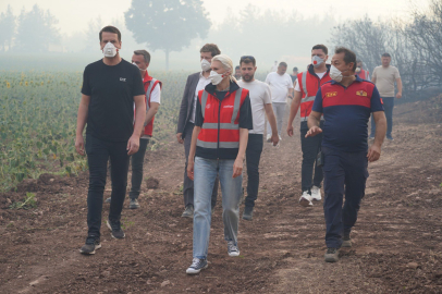 Başkan Subaşı'nın Yangına Müdahalede ki Gayreti Takdir Topladı