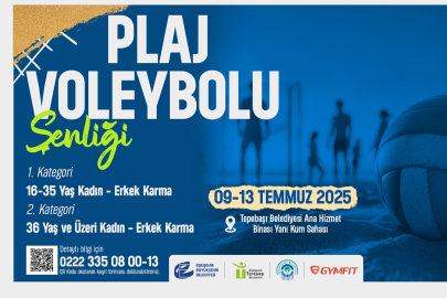 Plaj Voleybolu Şenliği Başlıyor