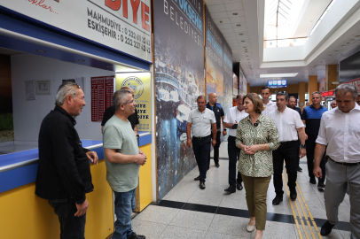Başkan Ünlüce Otogar Esnafı İle Buluştu
