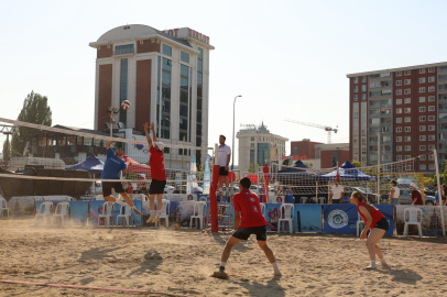 Plaj Voleybolu Muhteşem Anlara Sahne Oldu