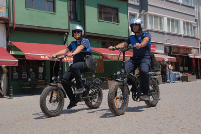 Odunpazarı Belediyesi Zabıta Ekiplerine 7 Elektrikli Bisiklet