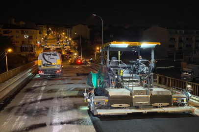 Basın Şehitleri Caddesi’nde Gece Mesaisi