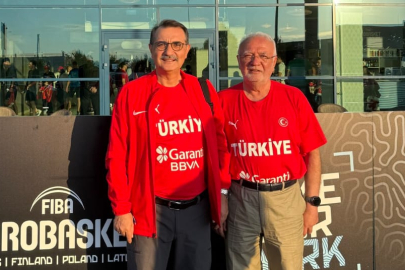 Fatih Dönmez'den 12 Dev Adam'a Riga'da Destek