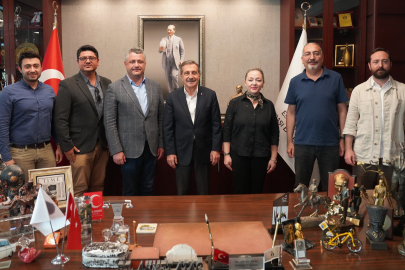 İnşaat Mühendisleri Odası'ndan Başkan Ataç'a Teşekkür Ziyareti