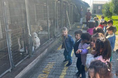 Miniklerden Dünya Hayvanları Koruma Gününde Anlamlı Ziyaret