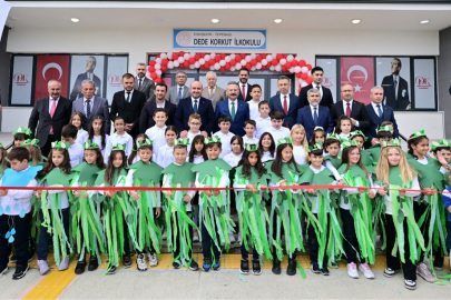 Dede Korkut İlkokulu ve Şerife Bacı Özel Eğitim Anaokulu Törenle Açıldı