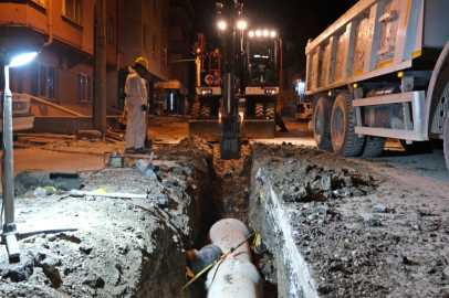 Gece Mesaisi İle Yağmur Suyu Altyapısı Güçlendirildi