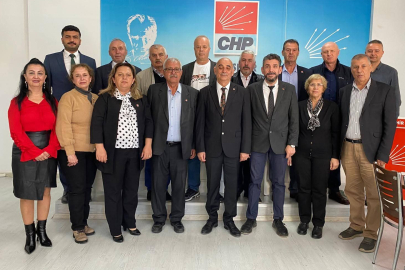 CHP İlçe Başkanı Rahmi Çınar'a Beylikova'dan Ziyaret