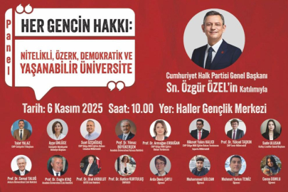 CHP Genel Başkanı Özgür Özel Eskişehir'de Panele Katılacak