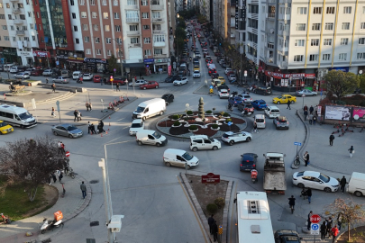 Haller Kavşağı’na Trafiği Rahatlatacak Yeni Düzenleme
