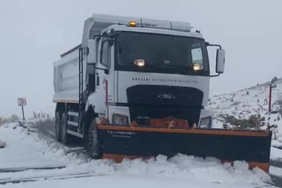 Kayseri'de Mevsimin İlk Karı Yağdı