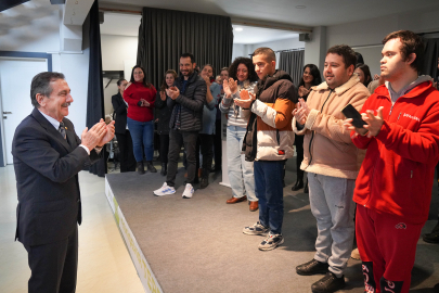 Başkan Ataç: "İyi ki Genç Dostlarımızla Beraber Yürüyoruz."