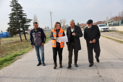Büyükşehir'den Kırsal Mahalle Yollarına Yatırım