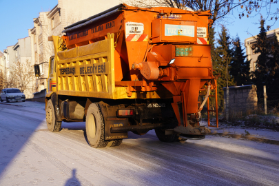 Tepebaşı'nda Buzlanmaya Karşı Önlemler
