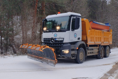 Büyükşehir Ekipleri Karla Mücadelede 7/24 Çalışıyor