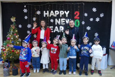 Başkan Ataç ve Minikler Yeni Yılı Birlikte Kutladı