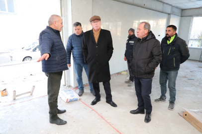 Başkan Kazım Kurt Alzheimer Merkezi İnşaatını İnceledi