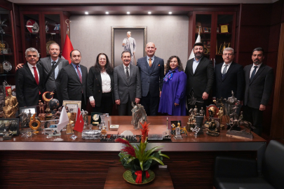 Hacı Bektaş Veli Anadolu Kültür Vakfı’ndan Başkan Ataç’a Ziyaret