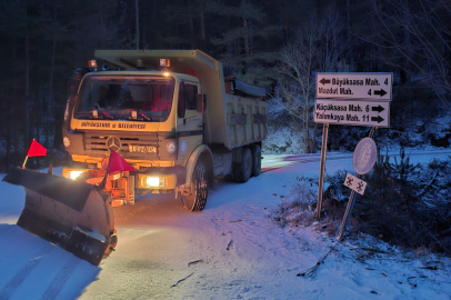 Mihalıççık'ta Karla Mücadele