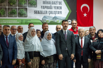 Mihalgazi'de Yaprağı Yenen Sebzeler Çalıştayı Düzenlendi